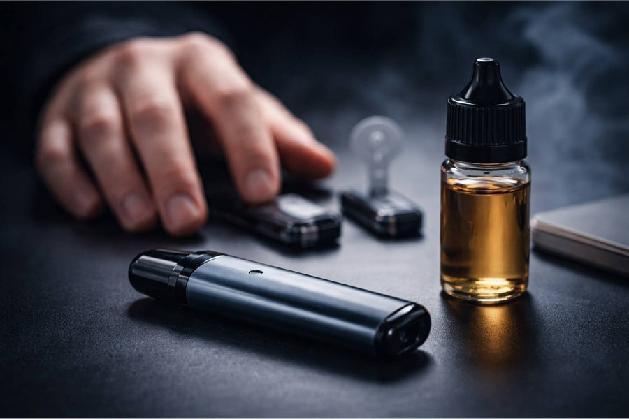 Важкий вибір перед користувачем, щоб вибрати, щоб не допустити помилку у вейпінгу.